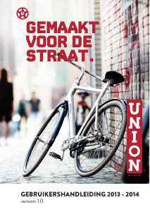 Handleiding Union Bend Fiets