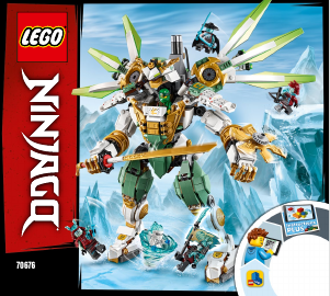 Vadovas Lego set 70676 Ninjago Lloyd robotas titanas