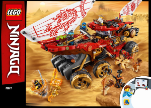 Bedienungsanleitung Lego set 70677 Ninjago Wüstensegler