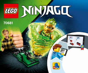 Käyttöohje Lego set 70681 Ninjago Spinjitzu-läimäys – Lloyd