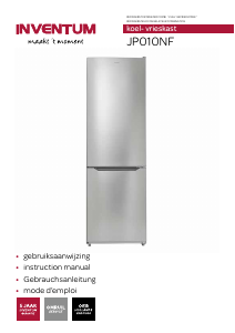 Manual Inventum JP010NF Fridge-Freezer