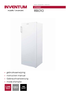 Manual Inventum RB010 Freezer