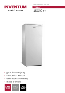 Manual Inventum JS010++ Freezer