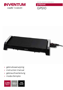 Bedienungsanleitung Inventum GP510 Tischgrill