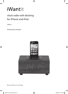 Bruksanvisning iWantit iCRIP12 Klockradio