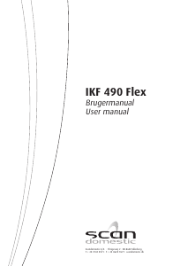 Brugsanvisning Scandomestic IKF 490 Flex Kogesektion