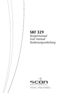 Handleiding Scandomestic SKF 329 Koel-vries combinatie