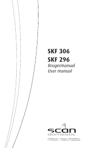 Handleiding Scandomestic SKF 306 Koel-vries combinatie