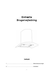 Handleiding Scandomestic EMV 602 Afzuigkap