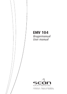 Manual Scandomestic EMV 104 Cooker Hood