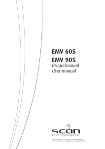 Handleiding Scandomestic EMV 905 Afzuigkap