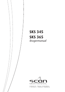 Brugsanvisning Scandomestic SKS 345 Køleskab