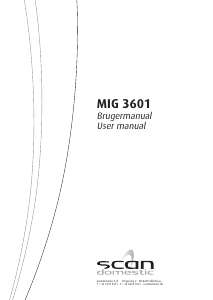 Bruksanvisning Scandomestic MIG 3601 Mikrovågsugn