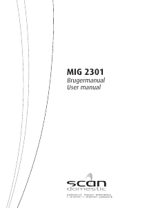 Bruksanvisning Scandomestic MIG 2301 Mikrovågsugn