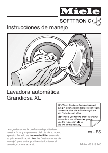 Manual de uso Miele W 3242 Grandiosa XL Lavadora