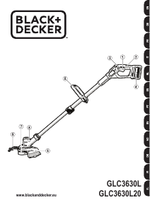 Manuale Black and Decker GLC3630L Tagliabordi