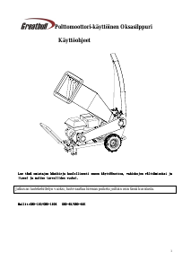Käyttöohje Greatbull GBD-150E Oksasilppuri