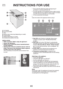 Bruksanvisning Whirlpool WH2010 A+E FO Frys