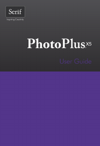 Handleiding Serif PhotoPlus X5