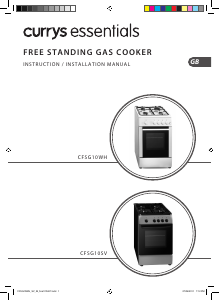 Bruksanvisning Currys Essentials CFSG10SV Spis