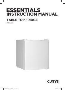 Handleiding Currys Essentials CTT50W15 Koelkast
