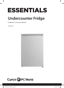 Handleiding Currys Essentials CUR55W19 Koelkast