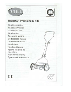 Handleiding Brill RazorCut Premium 33 Grasmaaier