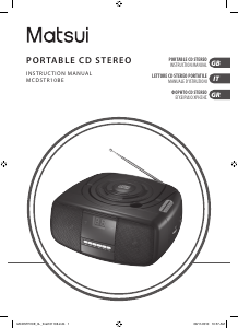 Manual Matsui MCDSTR10E Stereo-set