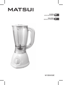 Bruksanvisning Matsui M15BW09E Blender