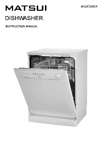 Manual Matsui M12FDW09 Dishwasher