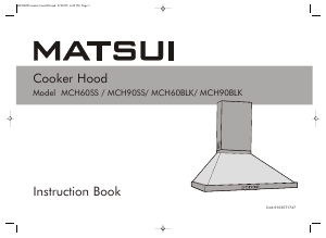Manual Matsui MCH90BLK Cooker Hood