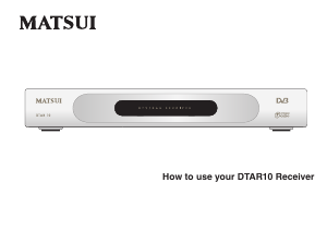 Manual Matsui DTAR10 Digital Receiver