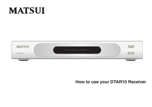 Bruksanvisning Matsui DTAR10 Digitalmottagare