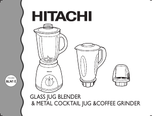 Bruksanvisning Hitachi BLN1E Blender