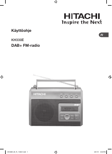 Käyttöohje Hitachi KH330E Radio
