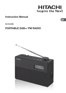 Handleiding Hitachi KH530B Radio