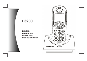 Handleiding Hitachi DCT100 Draadloze telefoon