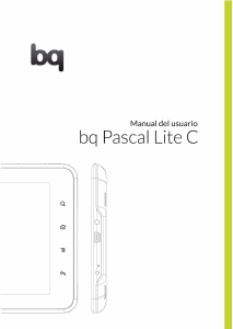 Manual de uso bq Pascal Lite C Tablet