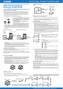Handleiding Casio Radio Controlled WVA-M630TD-1AER Horloge
