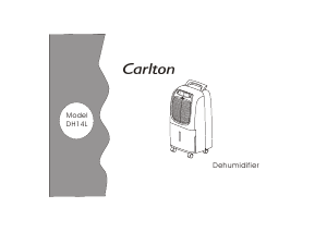 Bruksanvisning Carlton DH14L Avfuktare
