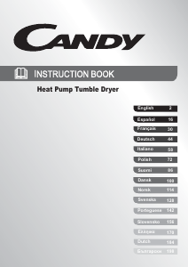 Handleiding Candy SLH D913A2-S Wasdroger
