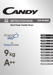 Handleiding Candy GVH 9913NA2-S Wasdroger
