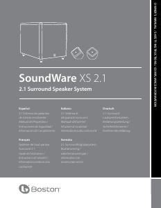 Bedienungsanleitung Boston Acoustics SoundWare XS 2.1 Heimkinosystem
