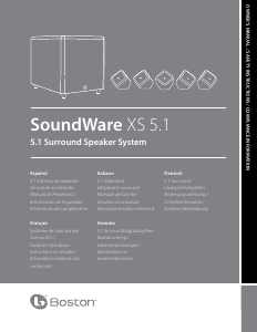 Manual Boston Acoustics SoundWare XS 5.1 Home Theater System