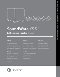 Bedienungsanleitung Boston Acoustics SoundWare XS 5.1 Heimkinosystem