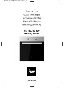 Manual Teka HS 445 Oven