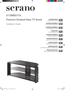 Manual de uso Serano S110MSG11X Mueble TV