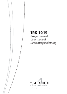 Handleiding Scandomestic TRK 1019 Wasdroger