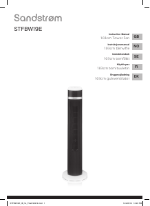 Brugsanvisning Sandstrøm STFBW19E Ventilator