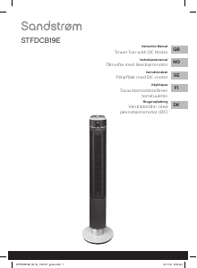 Brugsanvisning Sandstrøm STFDCB19E Ventilator